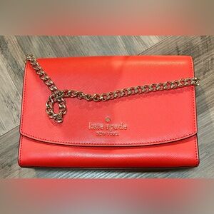 Kate Spade Vibrant Red Clutch